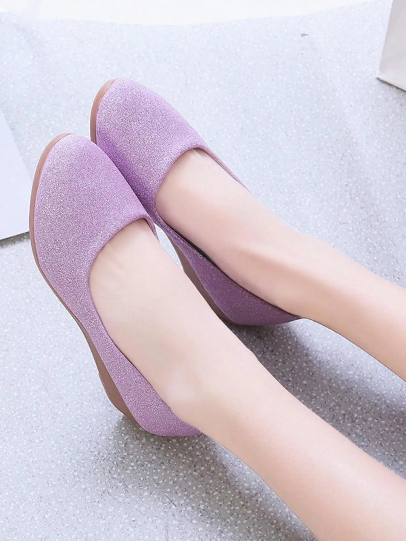 2024 Spring Autumn Fashion Single Shoes: Comfortable All-Match Slip-On Style