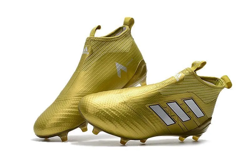 Adidas ACE PureControl FG Soccers Shoes Gold/White