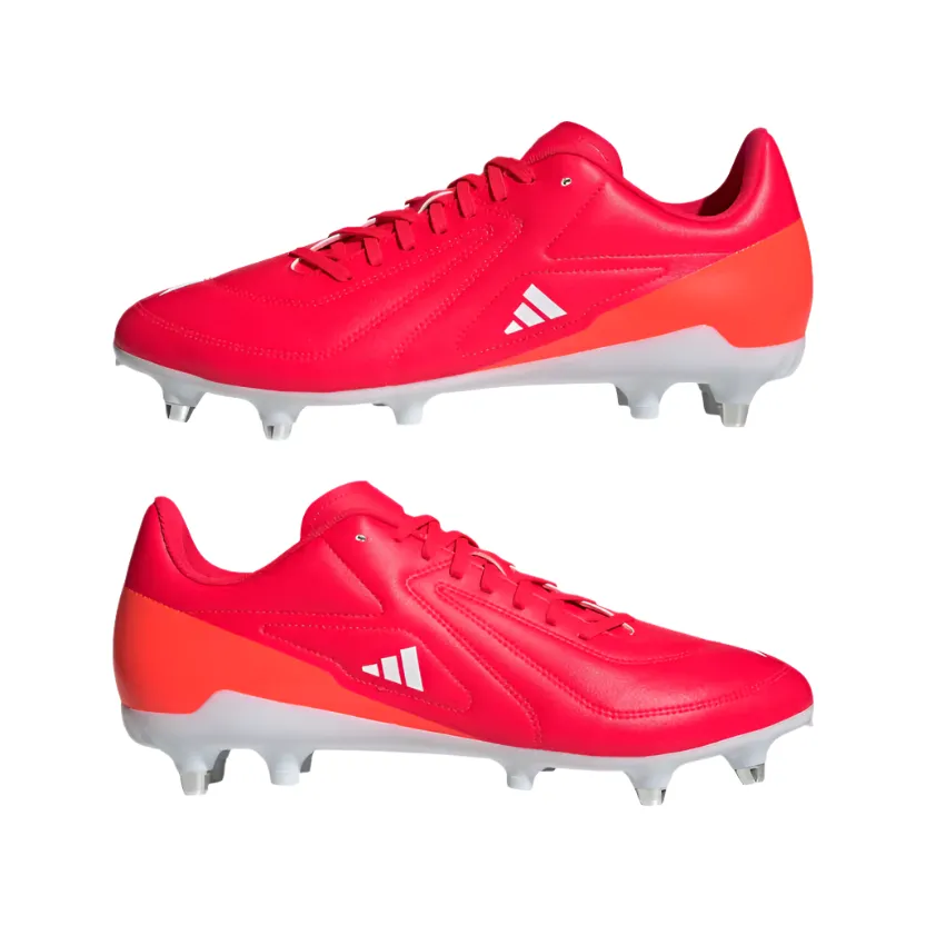 Adidas Adults Rugby Boots RS-15 SG Lucid Red/Cloud White/Team Solar Orange