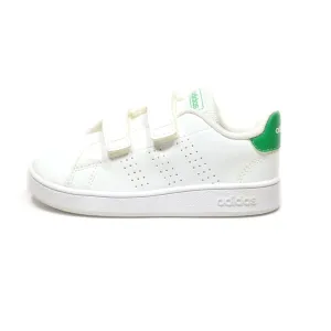 Adidas Advantage Crawlers Leather White Colour For Kids