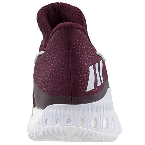 adidas Crazy Explosive Low Shoe - Men's Basketball 14 Maroon/White/Black