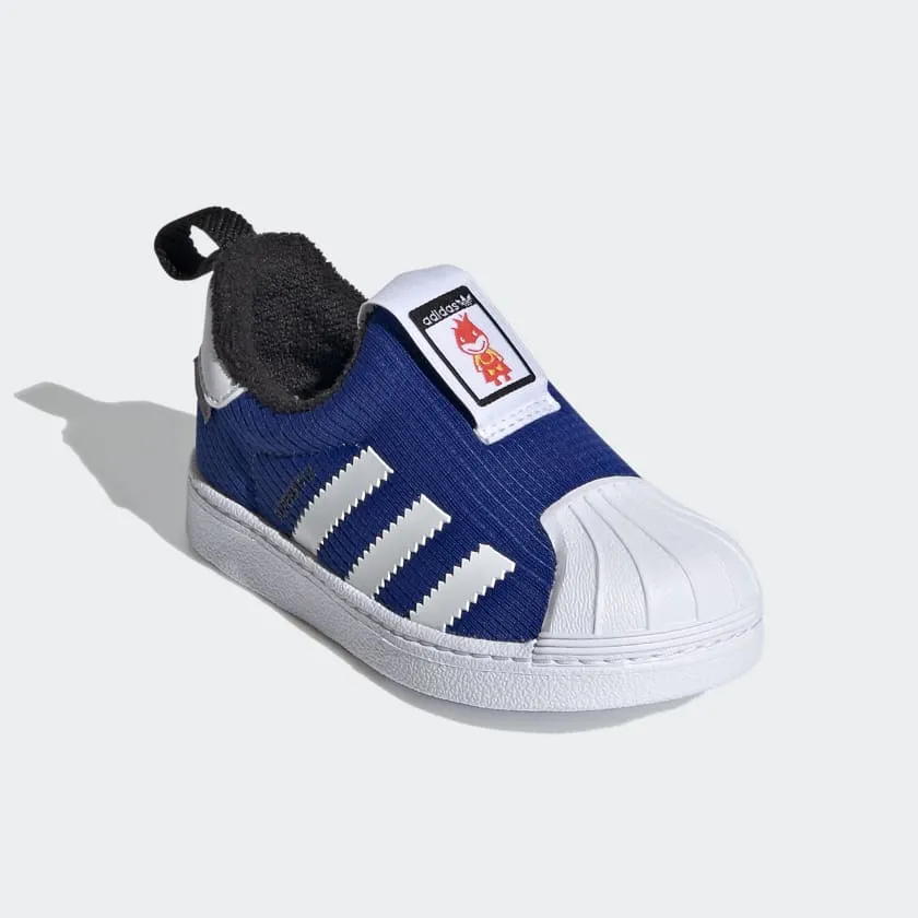 ADIDAS INFANT SUPERSTAR 360 I - ROYAL BLUE/WHITE/BLACK