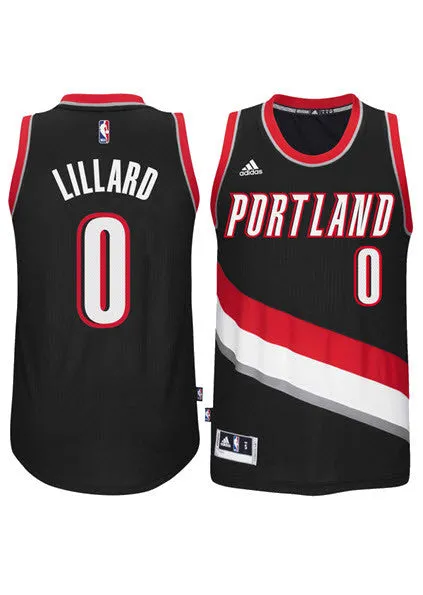 Adidas NBA INT Swingman Jersey Portland Trail Blazers LILLARD #0 C73440 Black