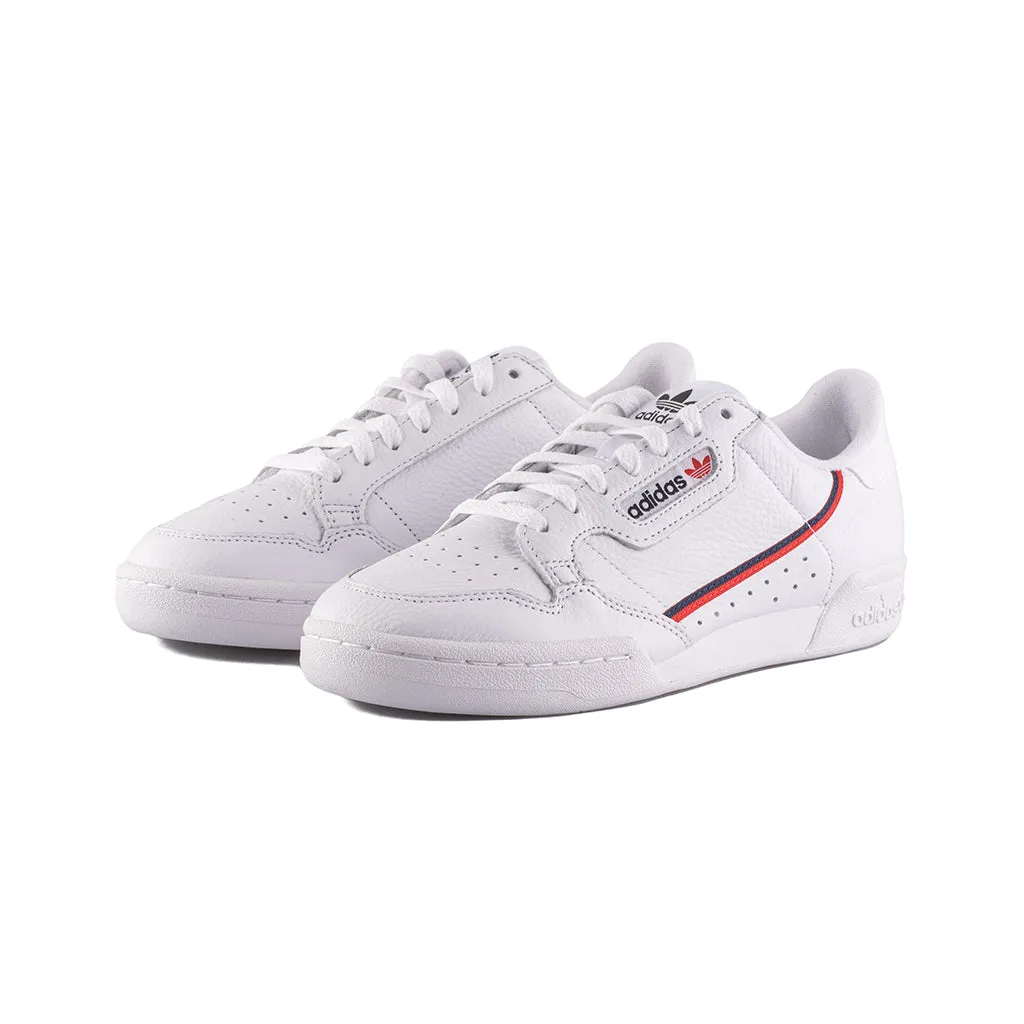 adidas Originals - Continental 80 (Cloud White/Scarlet/Collegiate Navy)