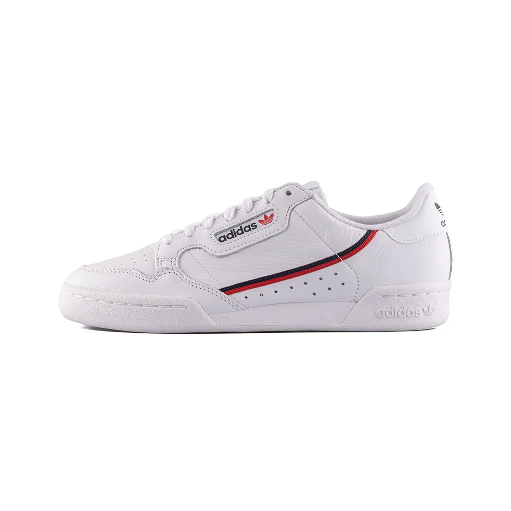 adidas Originals - Continental 80 (Cloud White/Scarlet/Collegiate Navy)