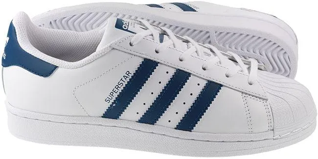 Adidas Originals Trainers Juniors Superstar White Navy