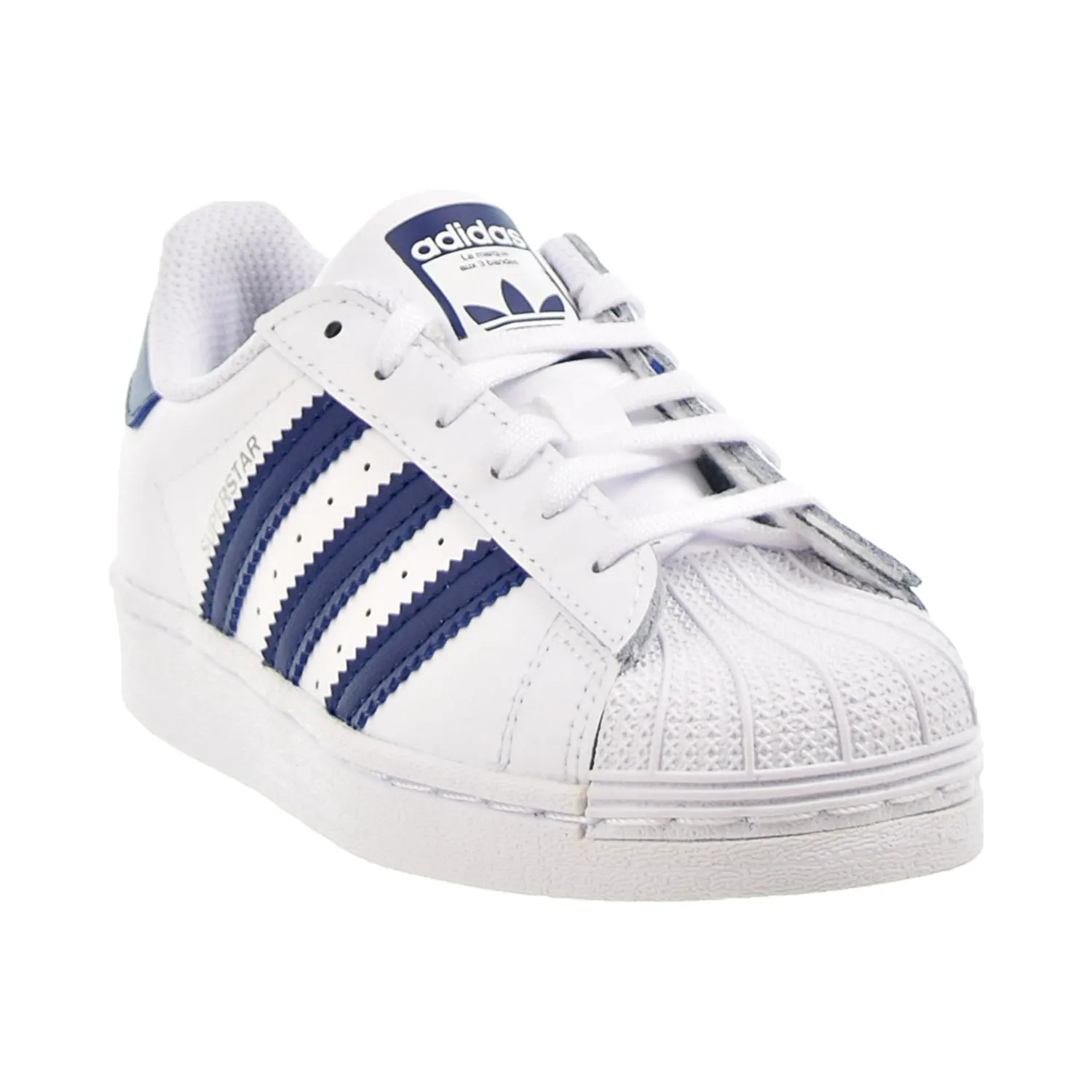 Adidas Superstar C Little Kids' Shoes Footwear White-Night Sky-Footwear White