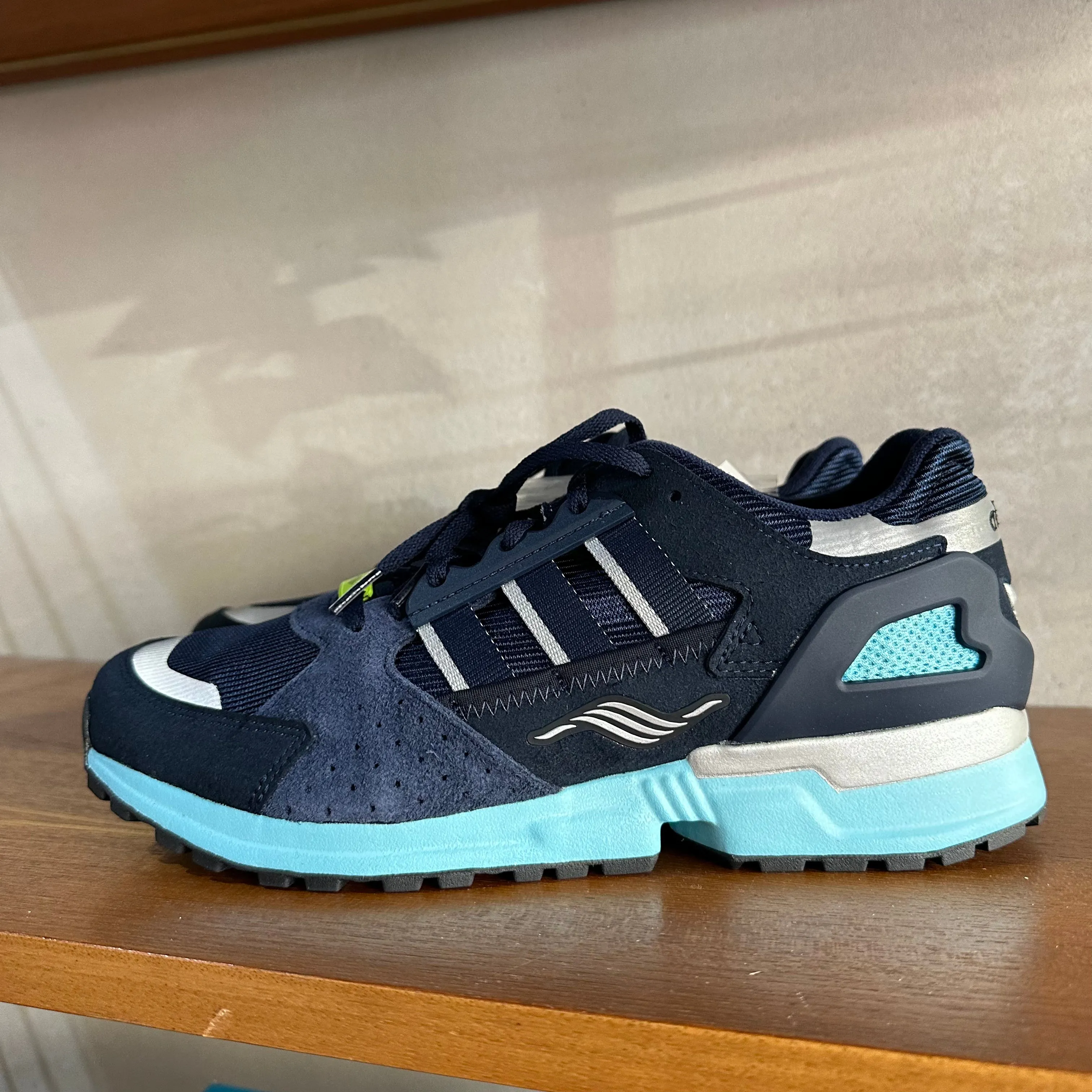 adidas ZX 10,000 JC Trainers Navy / Blue - UK 9.5