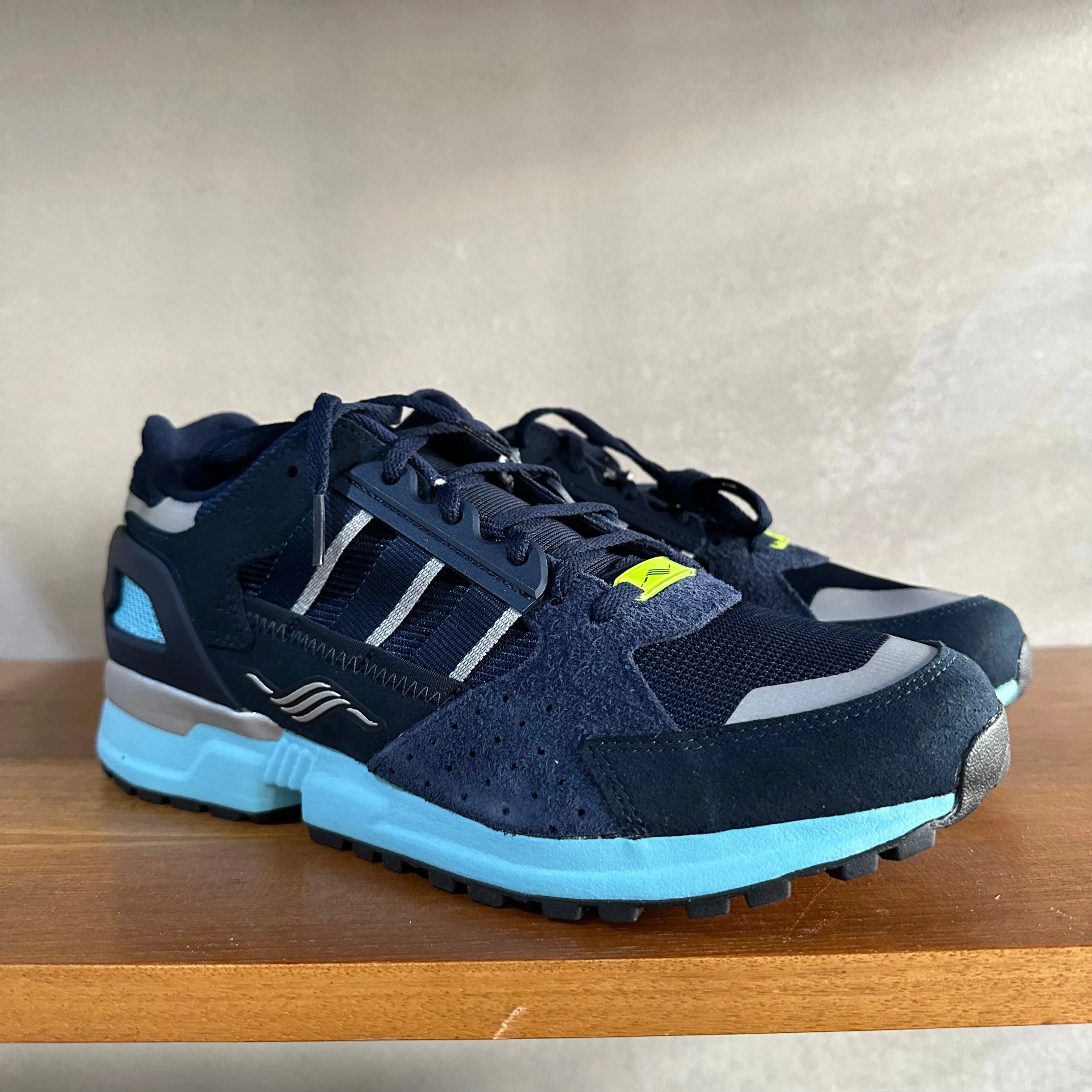 adidas ZX 10,000 JC Trainers Navy / Blue - UK 9.5