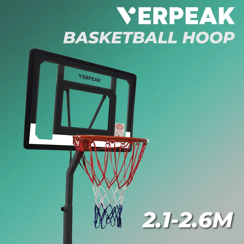 Adjustable Height Basketball Hoop Stand, Indoor/Outdoor - Verpeak