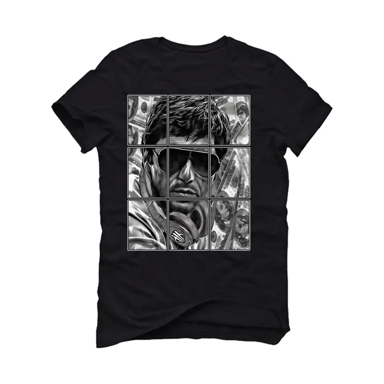 Air Jordan 1 High 85 Black White - Black T-Shirt (PACINO)