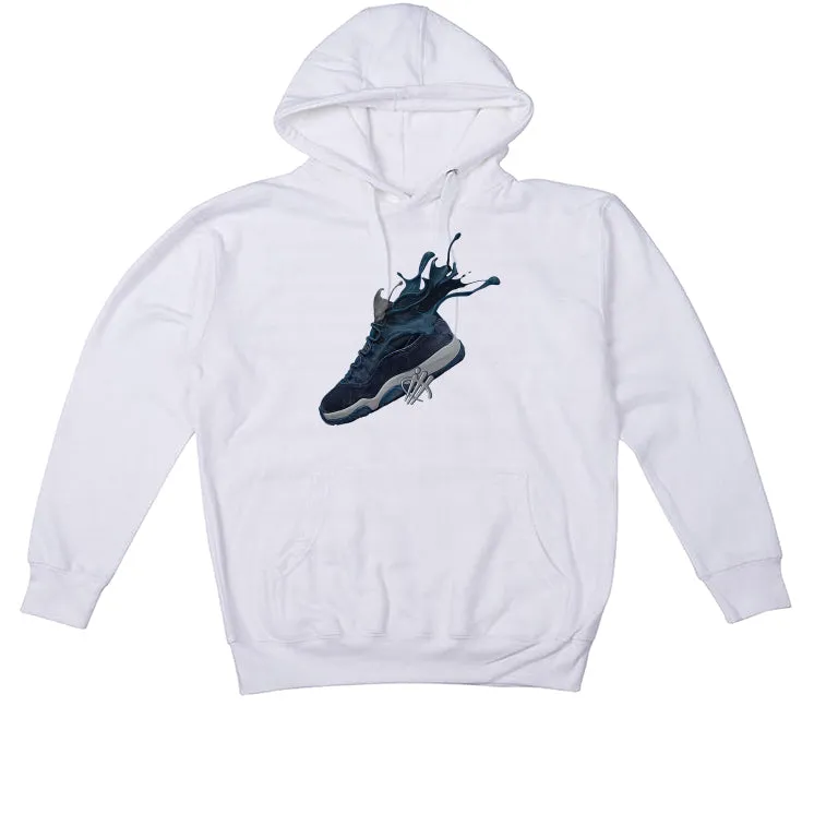 Air Jordan 11 WMNS “Midnight Navy” White T-Shirt (SPLASH SHOE)