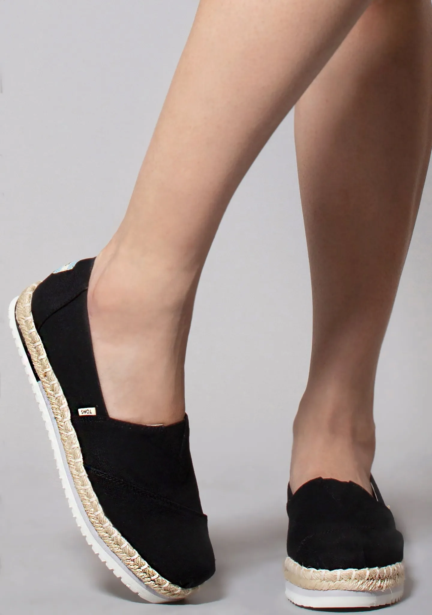 Alpargata Black Heritage Platform Espadrille