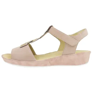 Ara Chrissy Puder Nubuck Wedge Sandal (Women's)