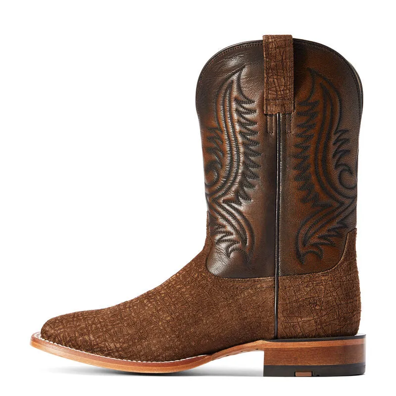 Ariat Circuit Paxton Antique Tan Hippo Print Western Boot