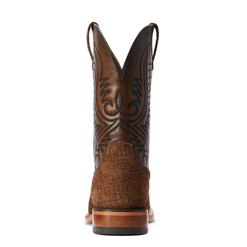 Ariat Circuit Paxton Antique Tan Hippo Print Western Boot