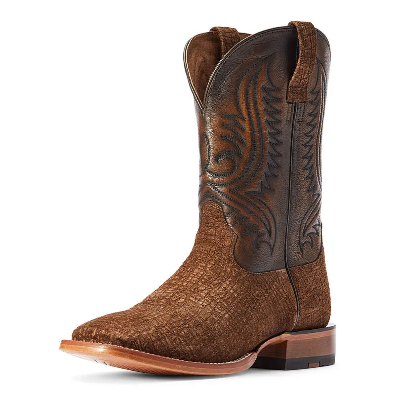 Ariat Circuit Paxton Antique Tan Hippo Print Western Boot