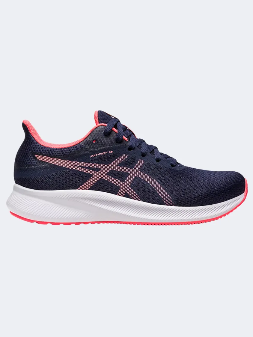 Asics Patriot 13 Women Running Shoes Midnight/Coral