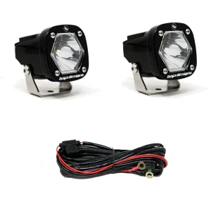 Baja Designs 387801 S1 Spot LED Light with Mounting Bracket Pair Baja Designs