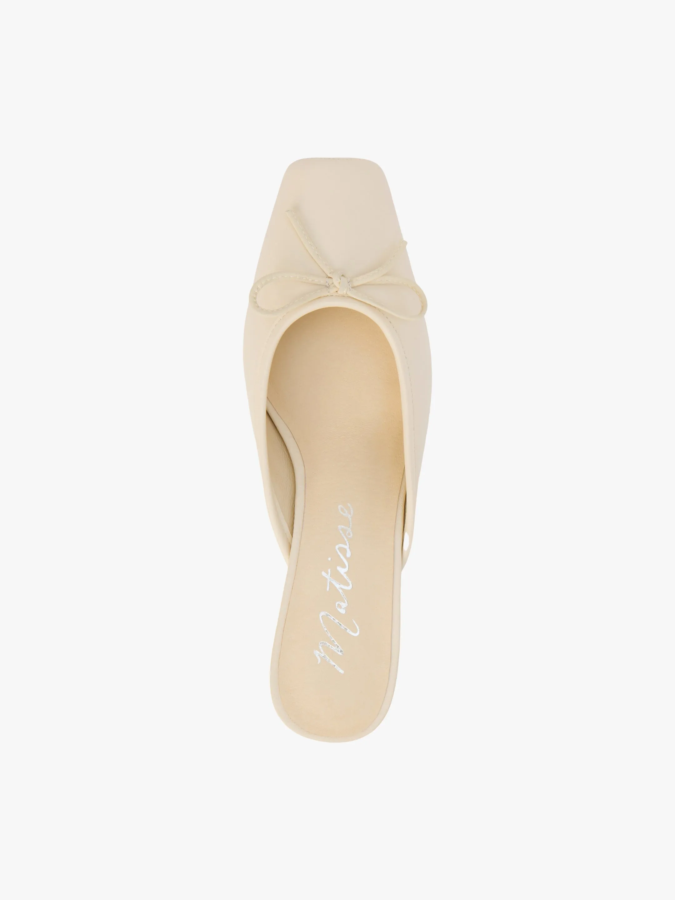 Basilio Ballet Mule - Ivory