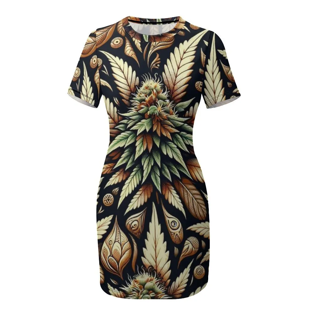 Batik Buds Mini Dress