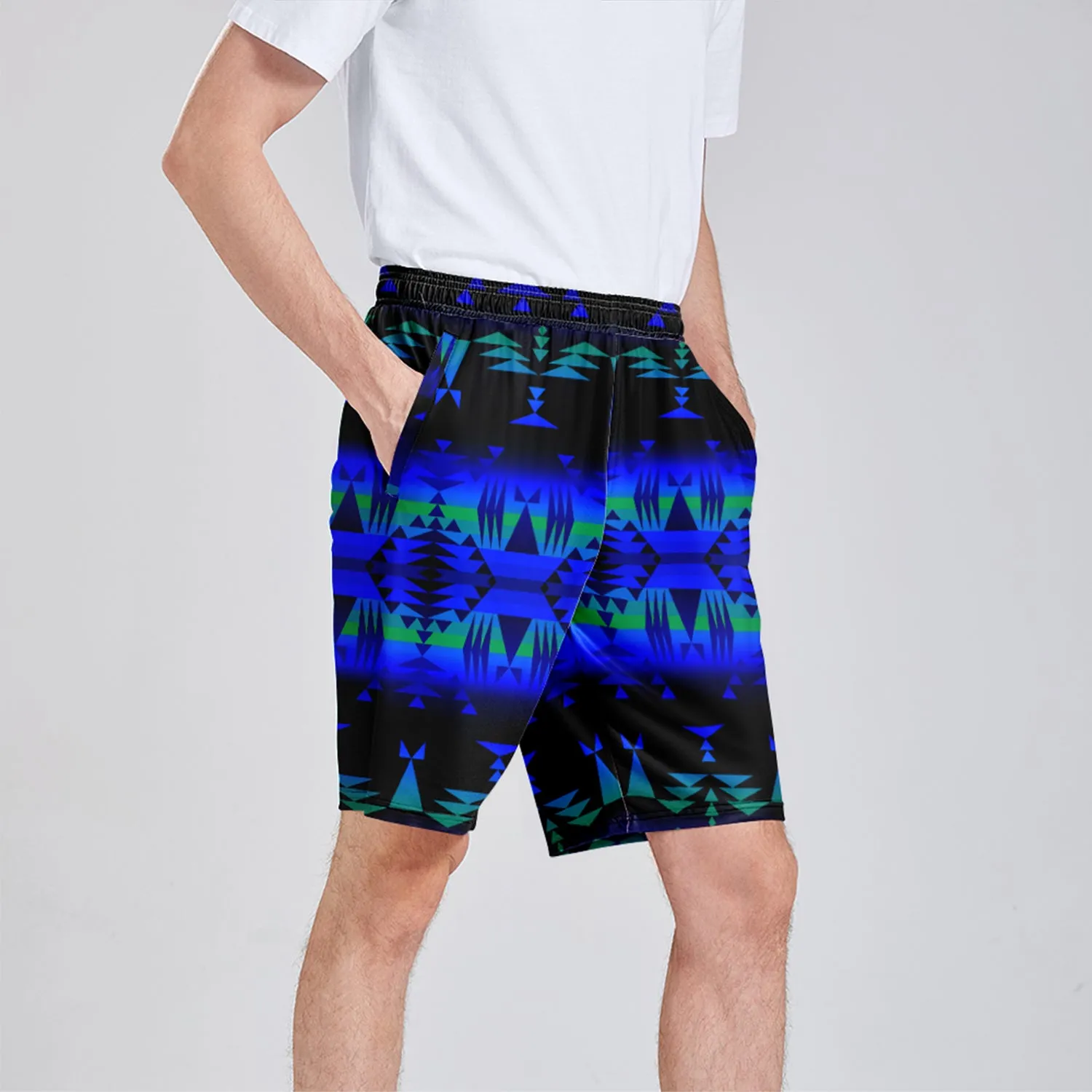 Between the Blue Ridge Mountains Athletic Shorts with Pockets