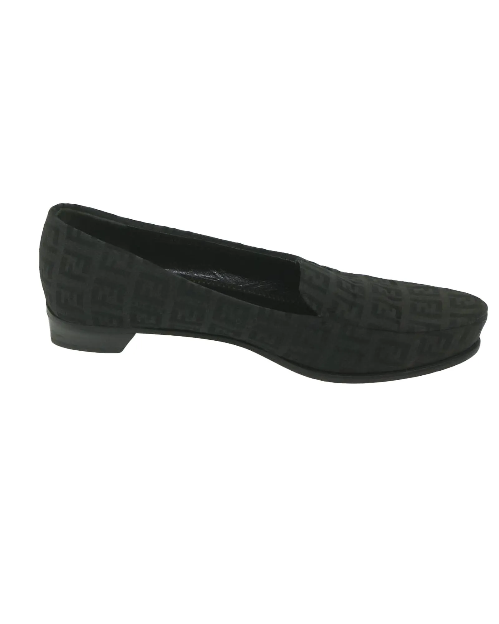 Black Canvas Zucchino Loafers - Italian Made