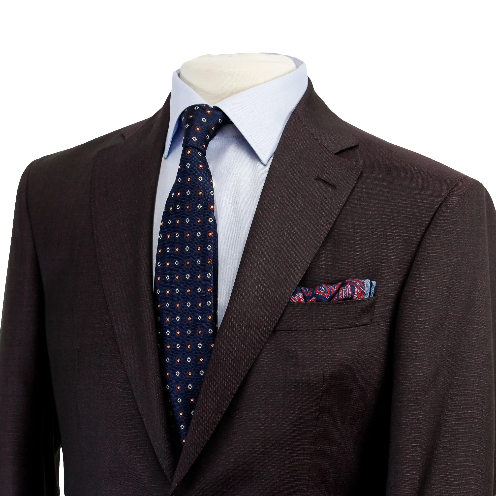 Bordeaux Urban Sartorial Slim Fit Wool Suit - Jack Victor