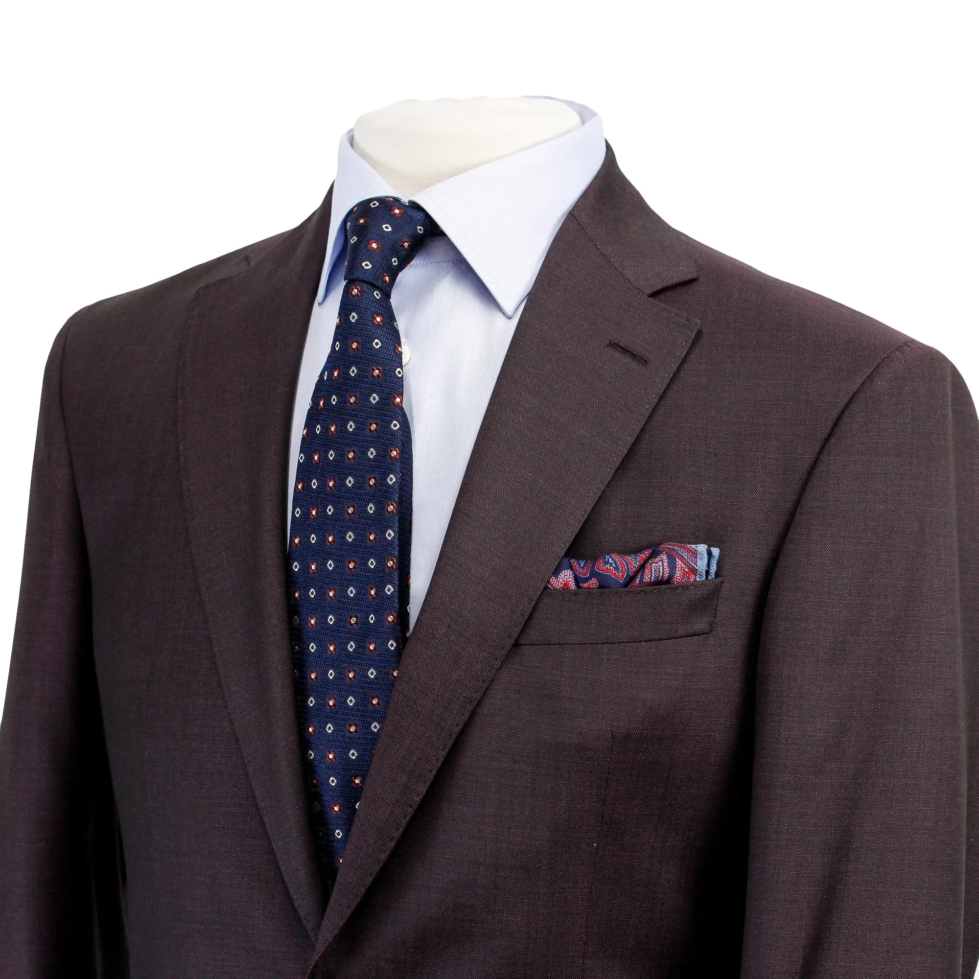 Bordeaux Urban Sartorial Slim Fit Wool Suit - Jack Victor