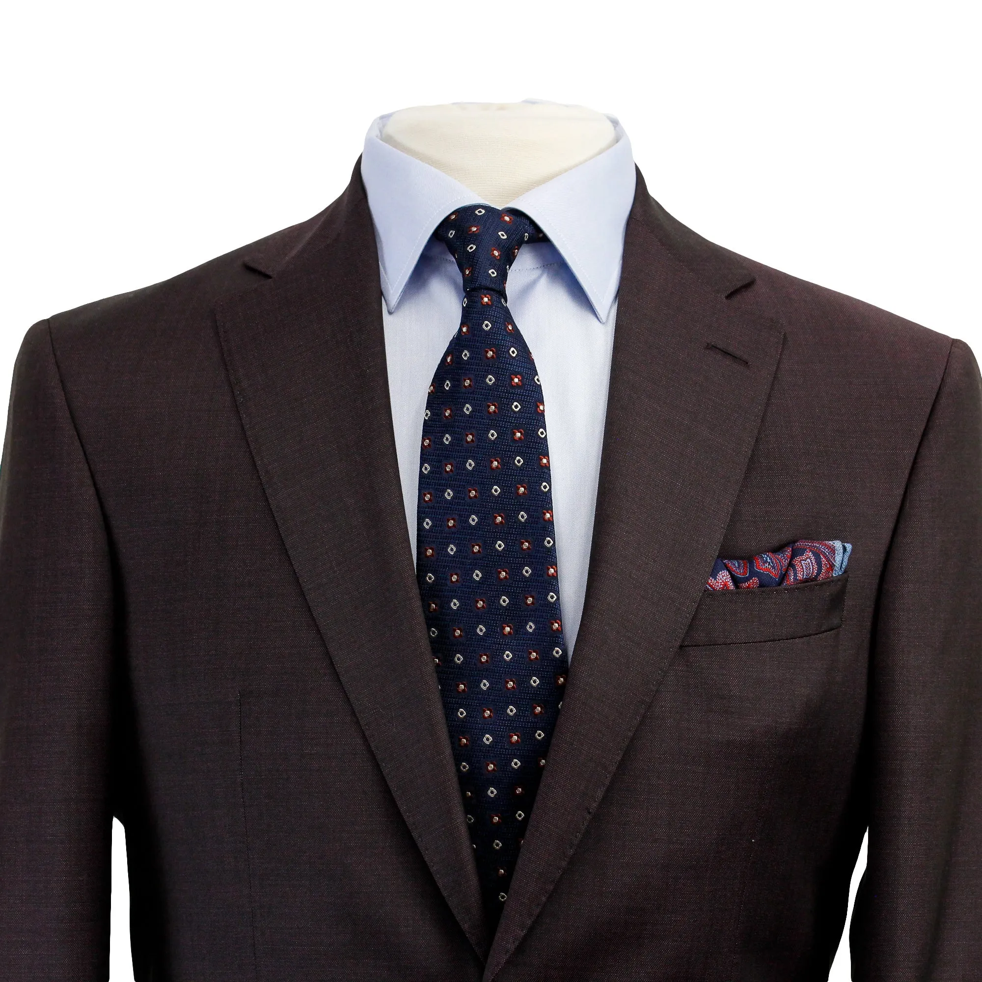 Bordeaux Urban Sartorial Slim Fit Wool Suit - Jack Victor