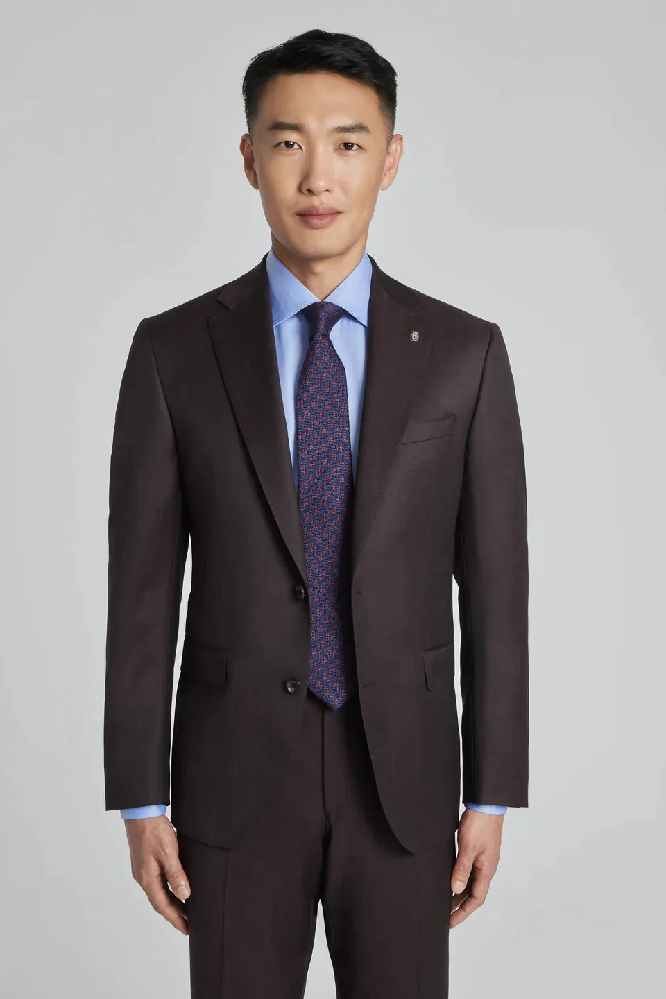 Bordeaux Urban Sartorial Slim Fit Wool Suit - Jack Victor