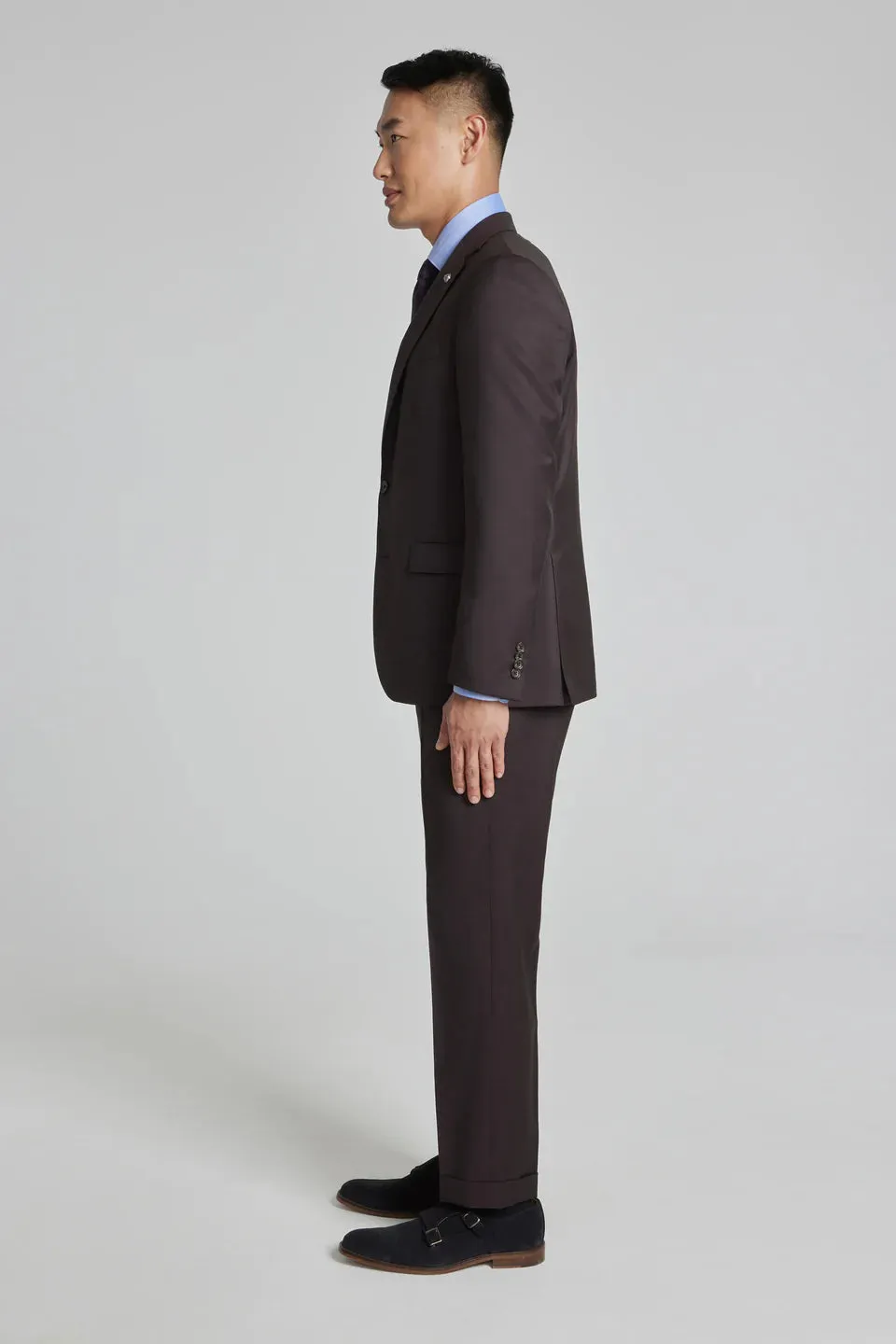 Bordeaux Urban Sartorial Slim Fit Wool Suit - Jack Victor