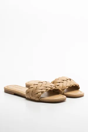 Braided Mule Sandal Natural