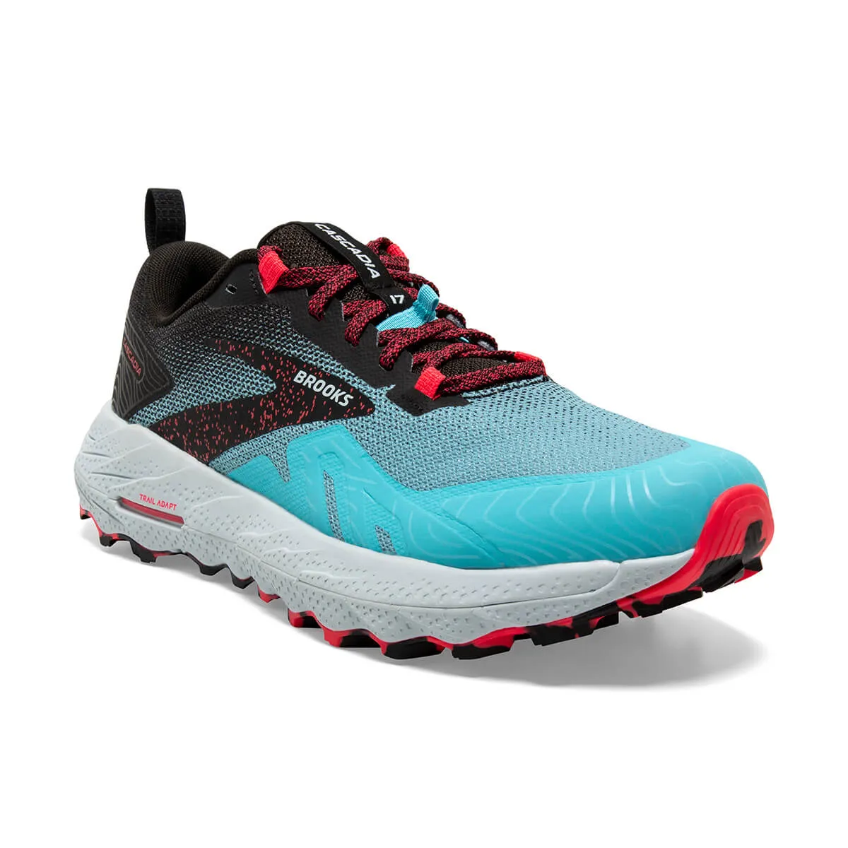 Brooks Cascadia 17 Womens | Bluefish/black/diva Pink