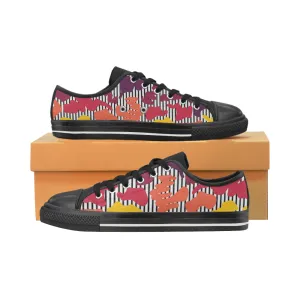 Buy Men's Paint Splatter Print Canvas Low Top Shoes at TFS