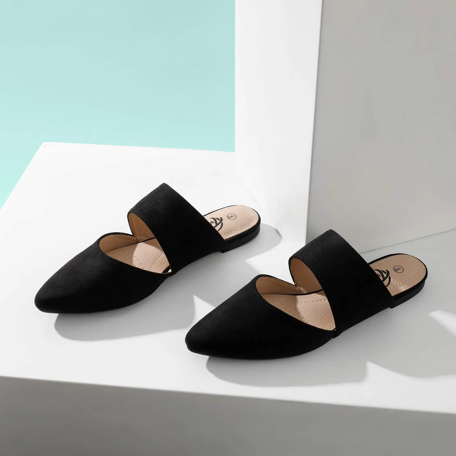 Celeste Pointed Toe Mules