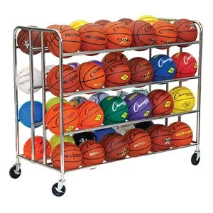 Champion Sports 48 Ball Double Wide Ball Cart