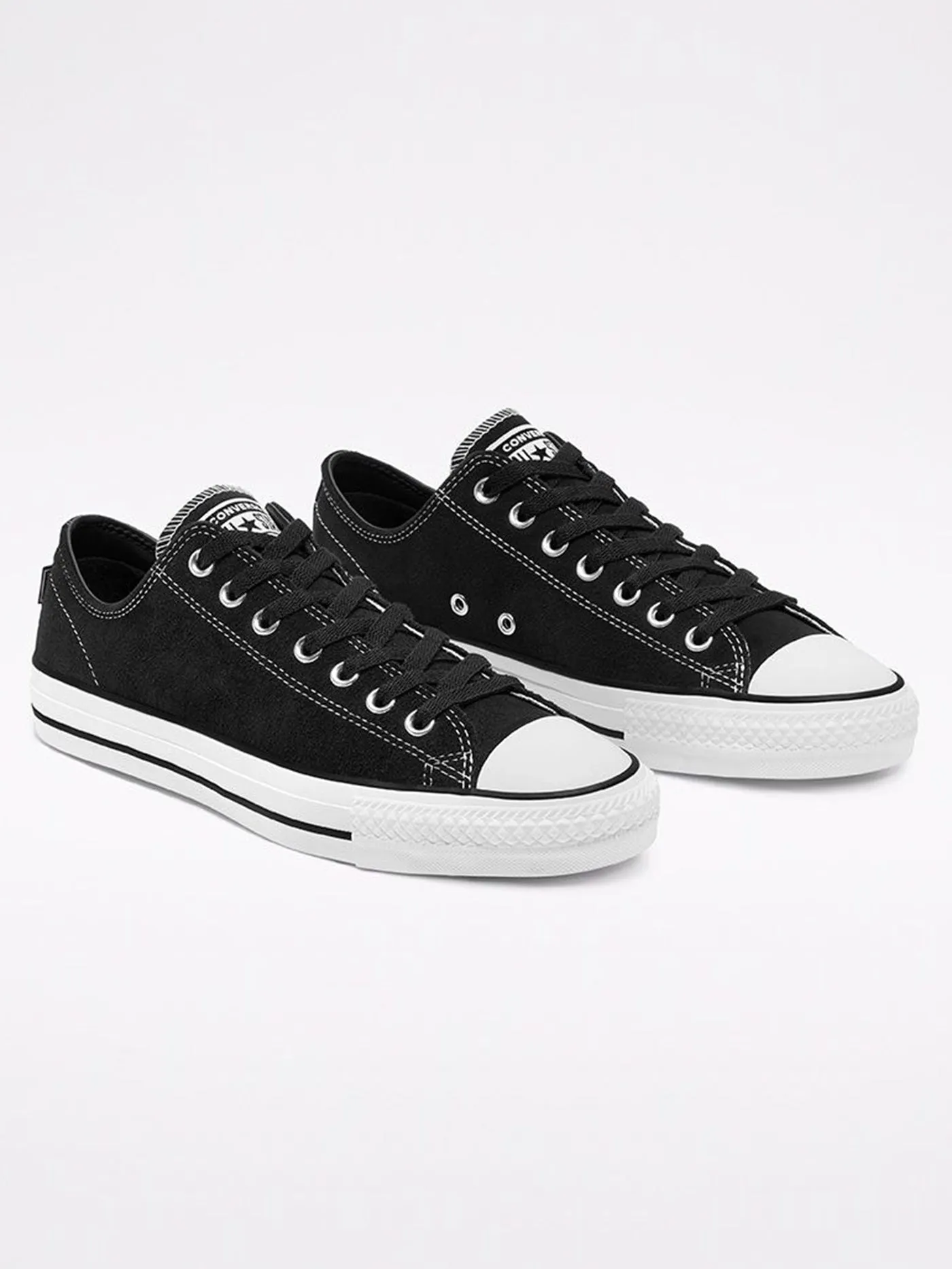 Chuck Taylor All Star Pro Suede Black/Black/White Shoes