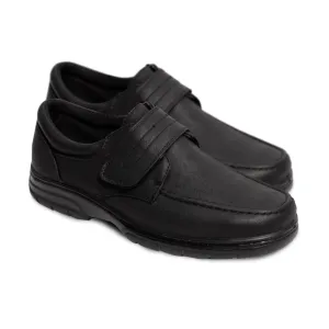 Cushion Walk Velcro Shoe-Black