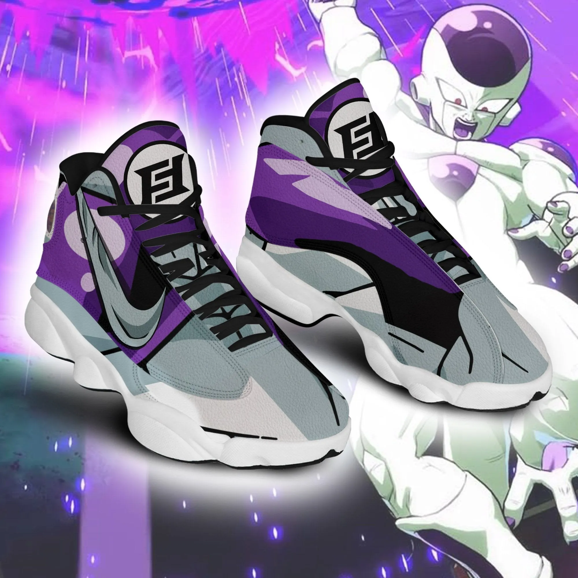 DBZ Frieza Sneakers Custom Anime Dragon Ball Shoes