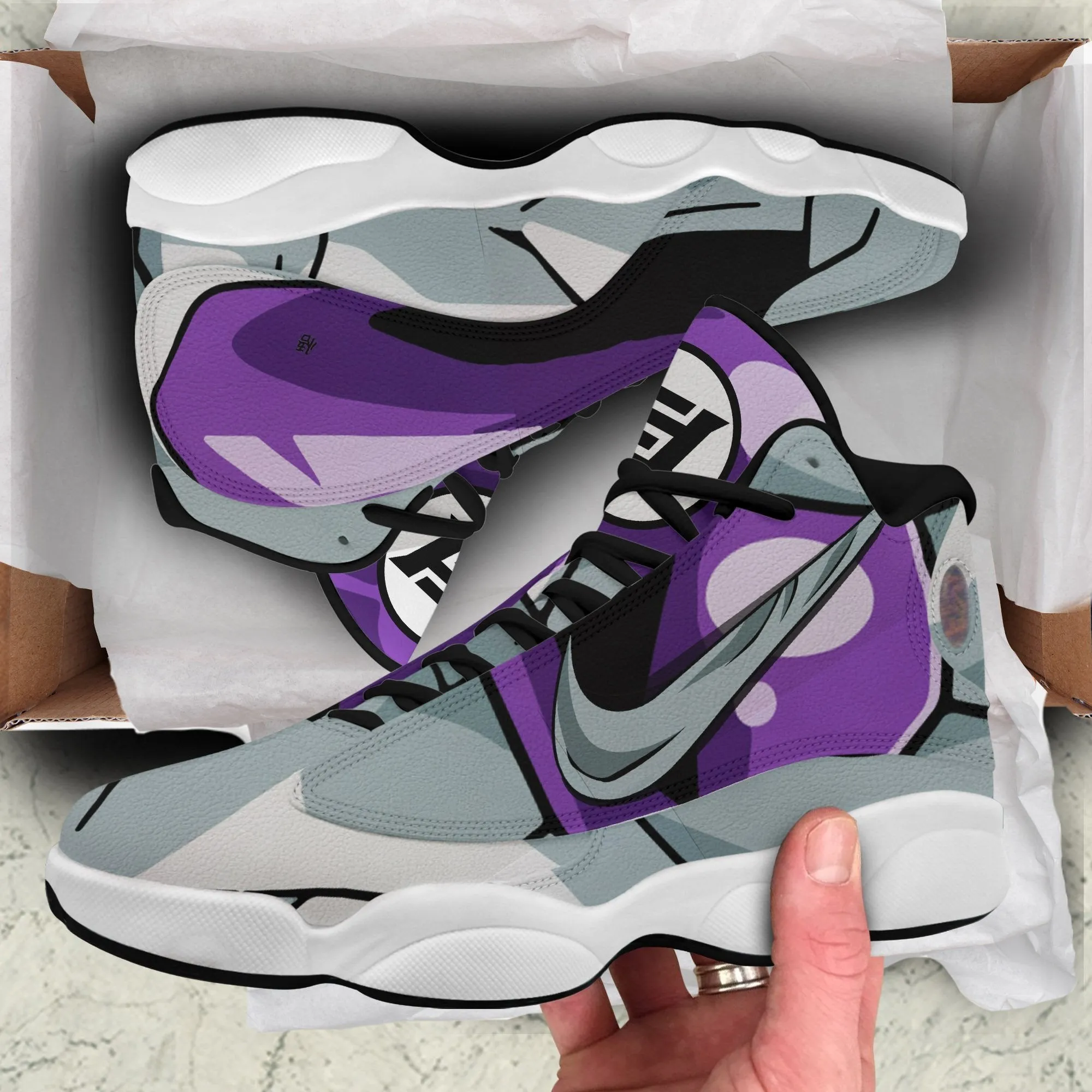 DBZ Frieza Sneakers Custom Anime Dragon Ball Shoes