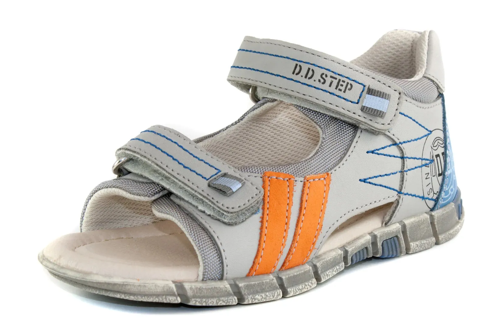 D.D. Step Big Kid Boy Sandals - Supportive Leather Shoes From Europe - AFO Friendly