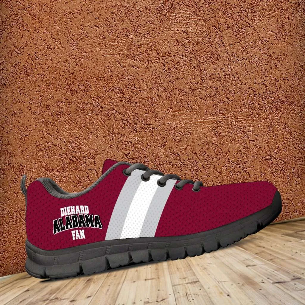 Diehard Alabama Fan Mesh Fabric Running Shoes Diehard Basketball Fan