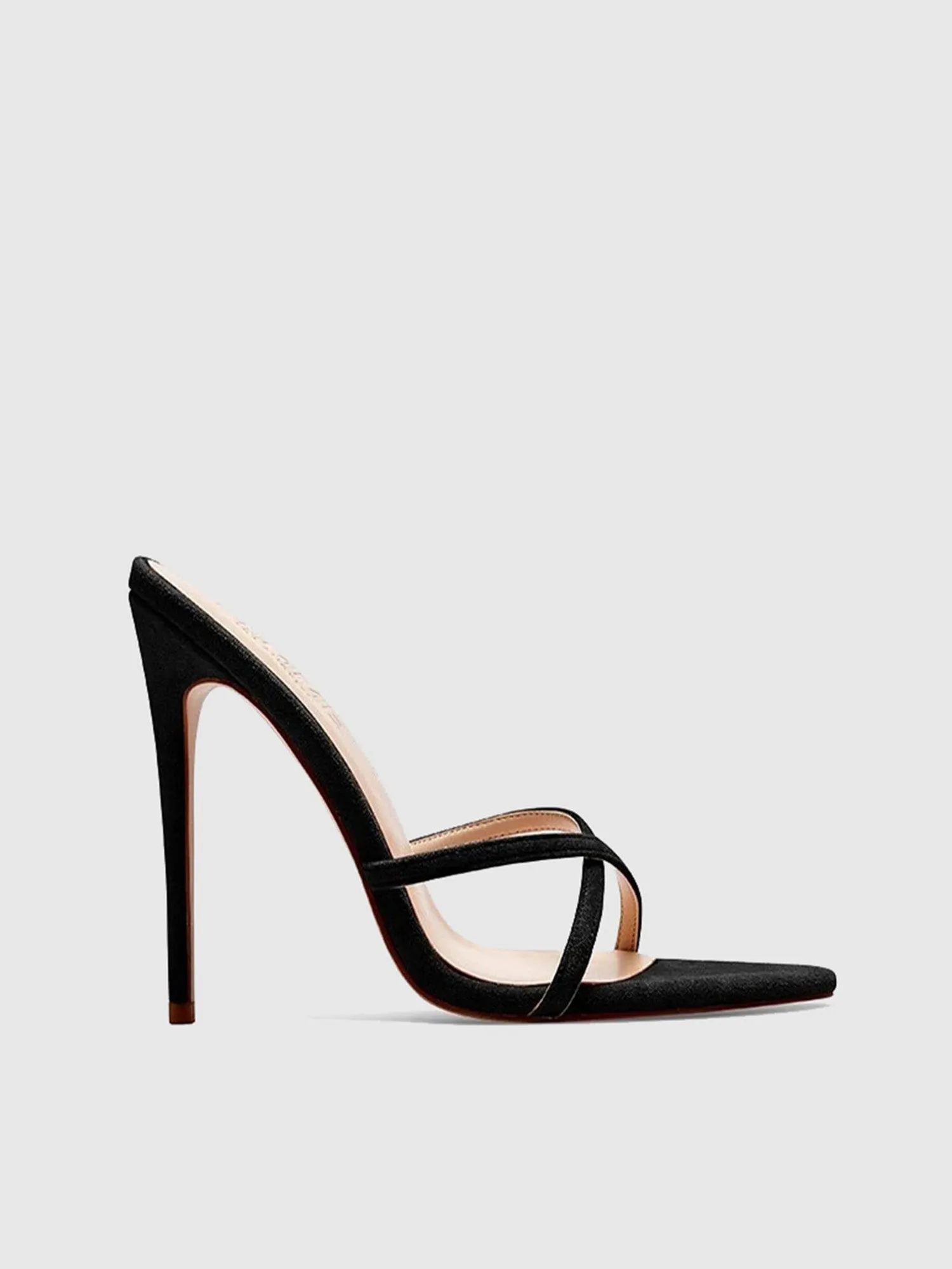 Donatella Mule - Suede Black