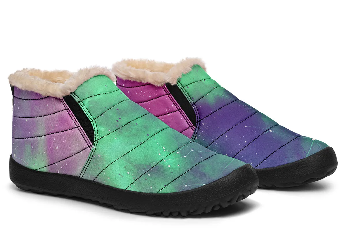 Dreams Winter Sneakers - Warm & Easy Slip-On Shoes Lined with Vegan Wool with Anti-Slip Soles