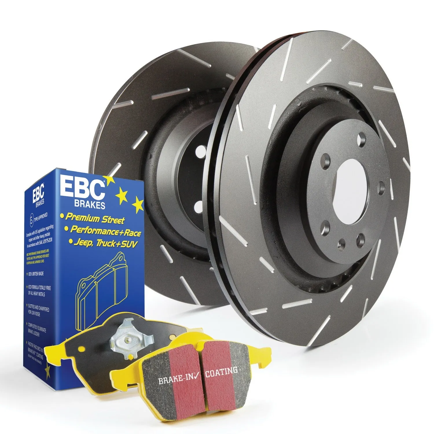 EBC Brakes S9KF1136 S9 Kits Yellowstuff and USR Rotors