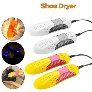 Electric Shoe Dryer and Deodorizer with Heat, UV Odor Eliminator, Dehumidifier, Foot Warmer Household Device