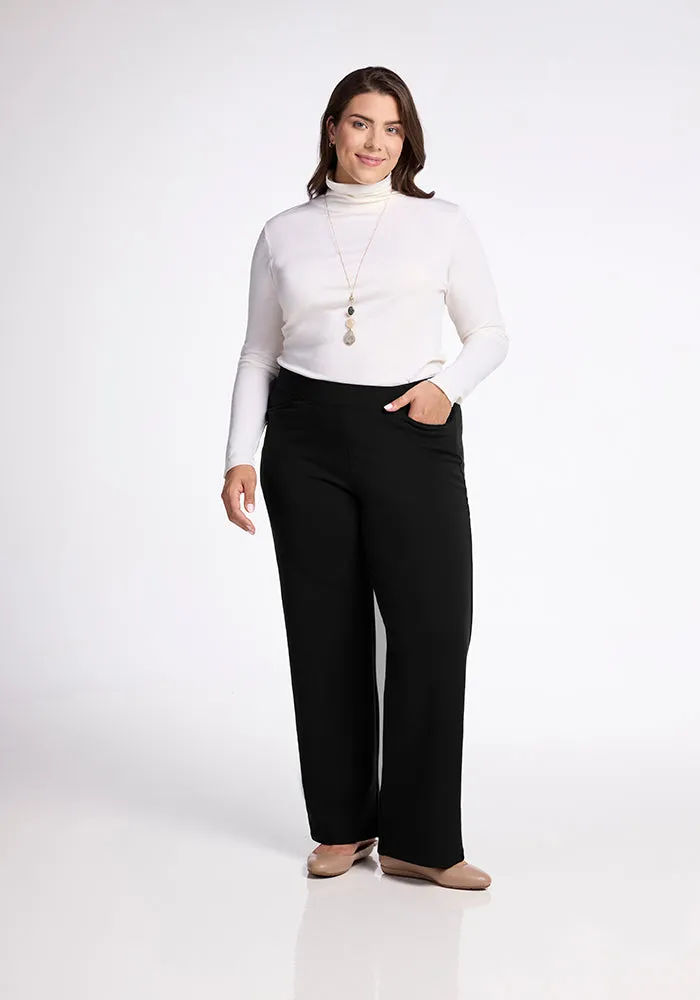 Ellie Wide Leg Pants Tall - Black