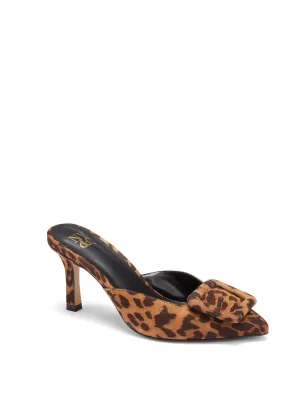 Emma Heel Mule - Leopard-Print