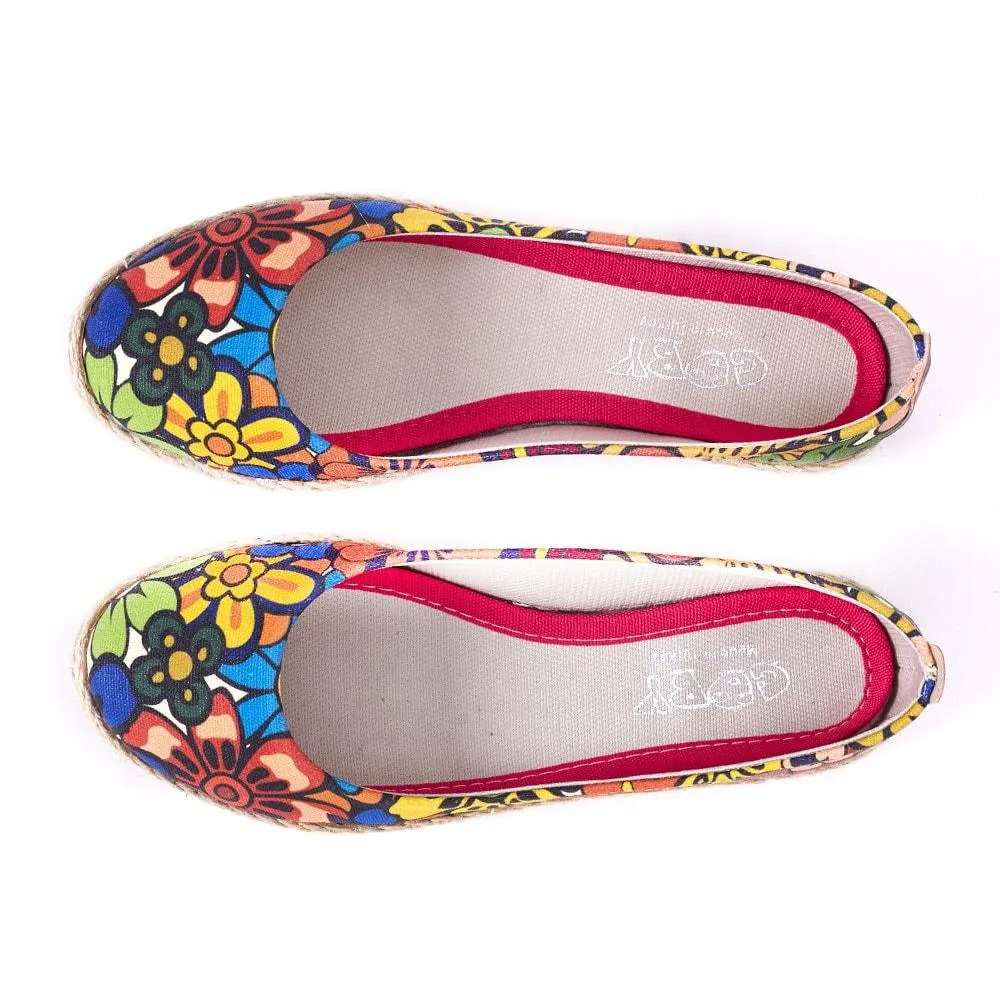 Flowers Ballerinas Shoes FBR1194